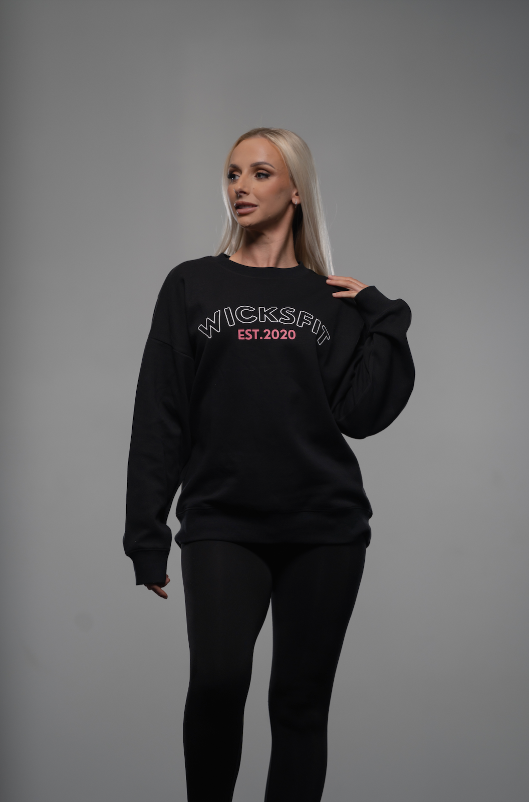 WICKSFIT Oversized Crew Jumpers